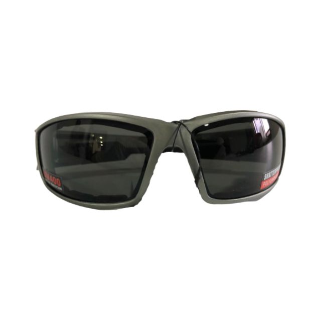 Global Vision Sly Gray Met Sm Metallic Frame Smoke Lenses Unisex Lifestyle Sunglasses Black