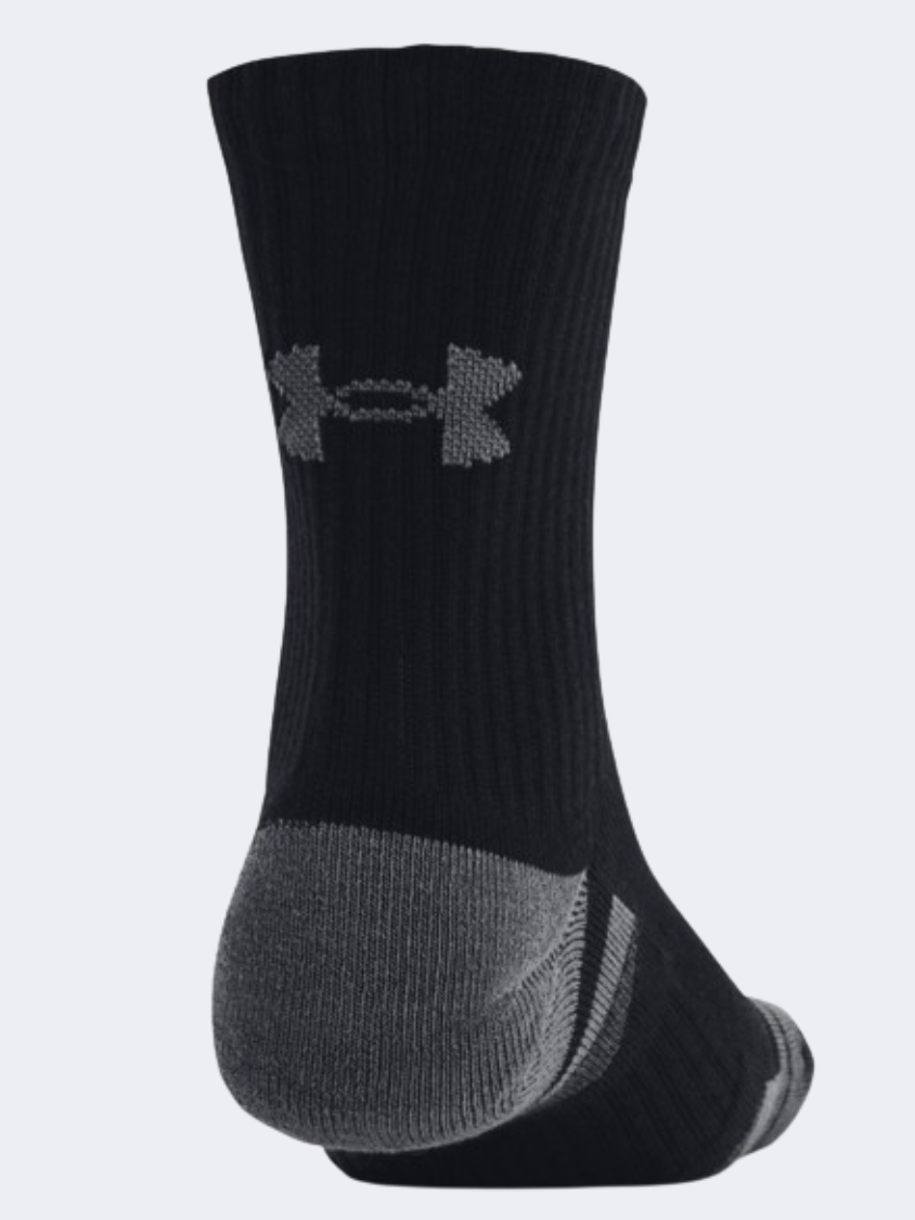 Under Armour Performance Unisex Training Sock Black/Pitch Grey