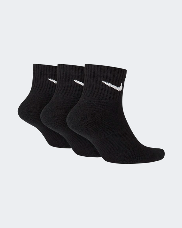 Nike Everyday Cushion Ankle 3 Pairs Men Training Sock Black Sx7667-010 ...
