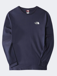The North Face Simple Dome تيشيرت لايف ستايل رجالي بأكمام طويلة سوميت نيفي