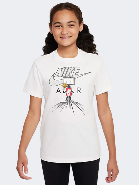 Nike Sportswear Boys Lifestyle T-Shirt White