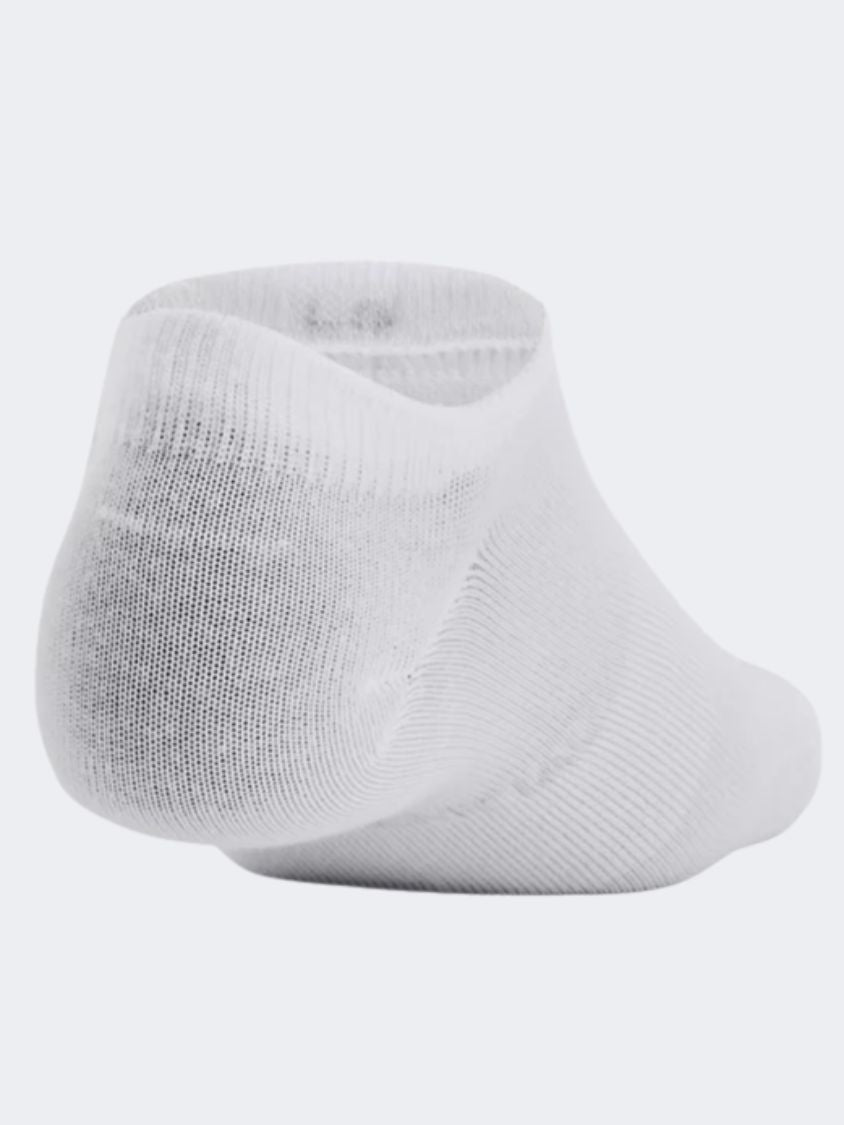 1370542-100 Essential No Show 6Pk White Halo Gray