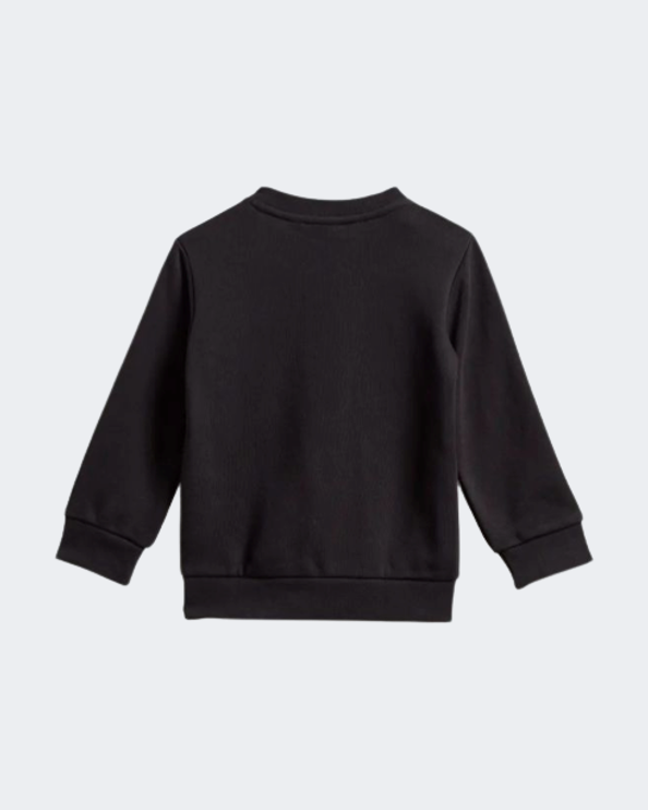 Adidas Crew Sweatshirt Infant-Unisex Originals Suit Black/White Ed7679