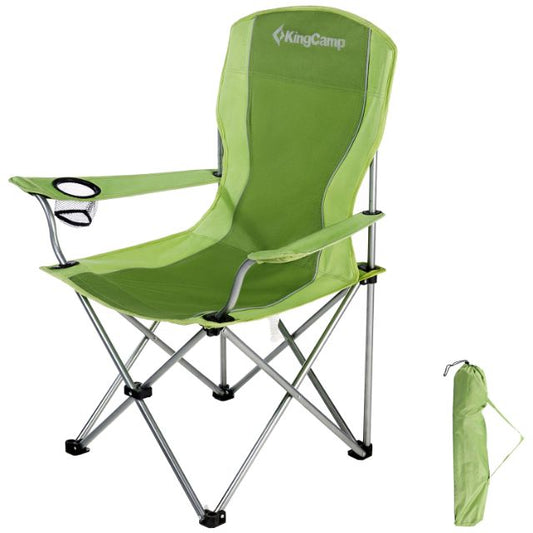 King Camp 6004 Armschairinsteel Unisex Camping Chair Green