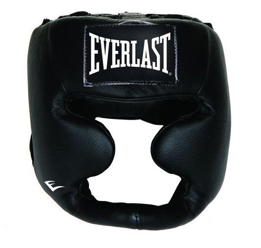 Everlast Men&#39;s Boxing Leather Full Protection Headgear