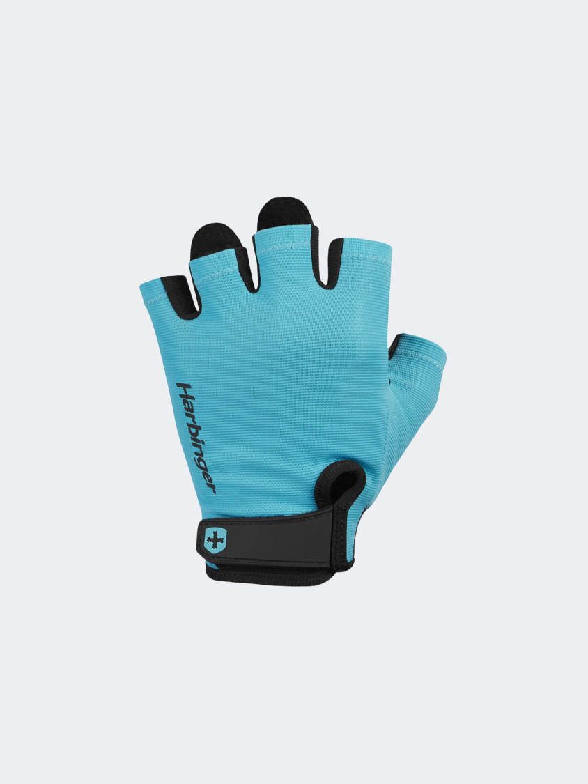 Harbinger Power 2.0 Fitness Gloves  Aqua