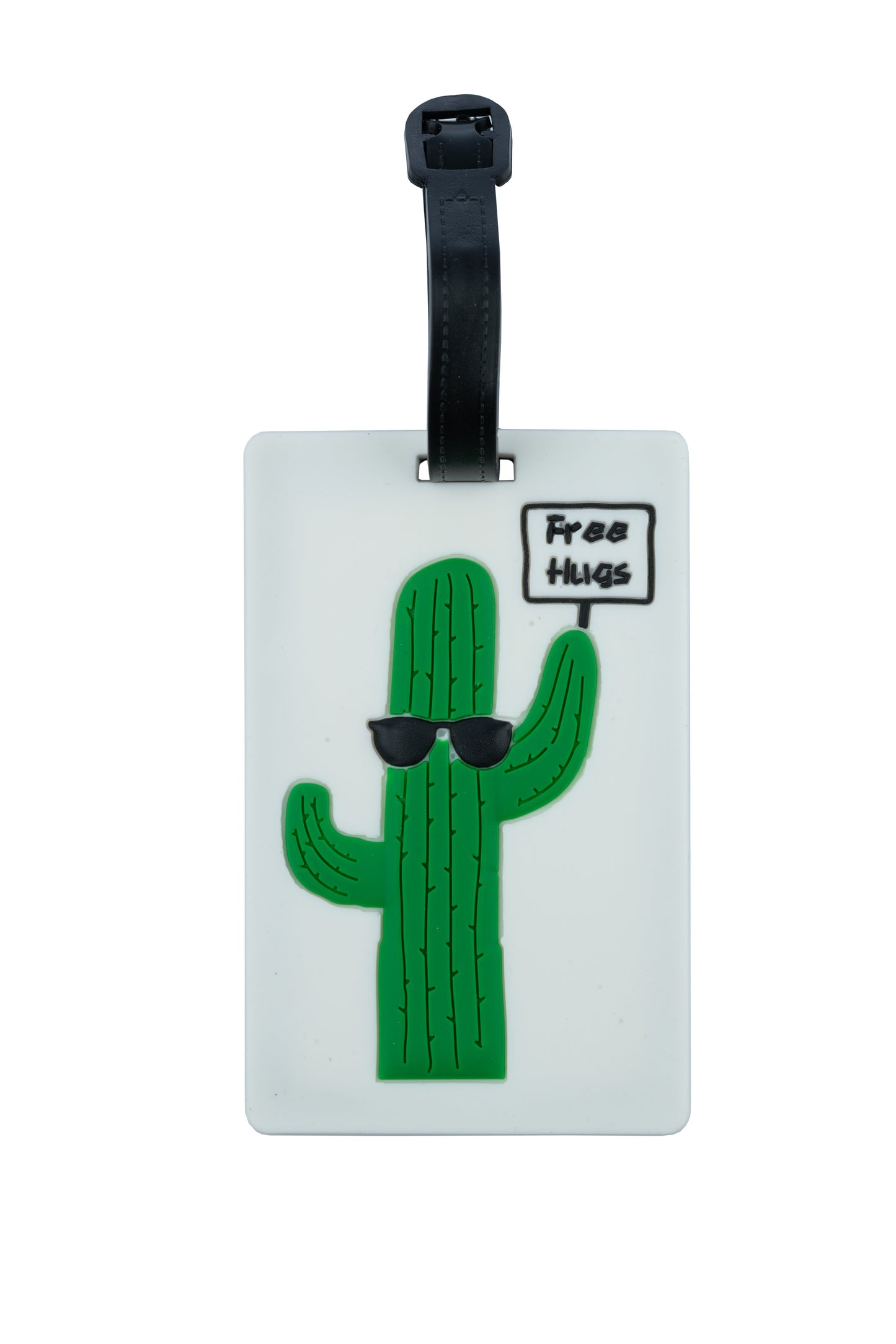 Top Ten Cactus Unisex Lifestyle Luggage Tag White/Green