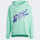 Adidas Dance Graphic Hooded Gs-Girls Sportswear Sweatshirt Green/Purple