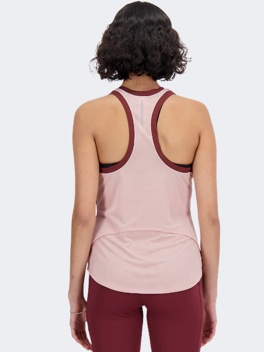 New Balance Accelarate  Women Performance Tank Pink Moon