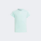 Adidas Essentials 3S Kids-Girls Sportswear T-Shirt Flash Aqua/White