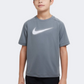 Nike Multi Boys Training T-Shirt Smoke Grey/White