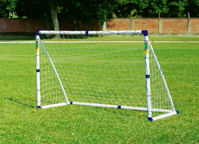 Outdoor Play Deluxe Soccer Goal Unisex Outdoor White  Jc-180A