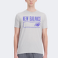 New Balance Tenacity Heathertech Men Performance T-Shirt Athletic Grey