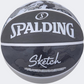 Spalding Sketch Series Basketball Ball Black/Grey
