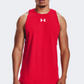 Under Armour Baseline Men Basketball Tank Red/White