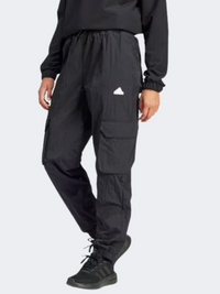 بنطال ملابس رياضية نسائي Adidas City Escape لون أسود/أبيض