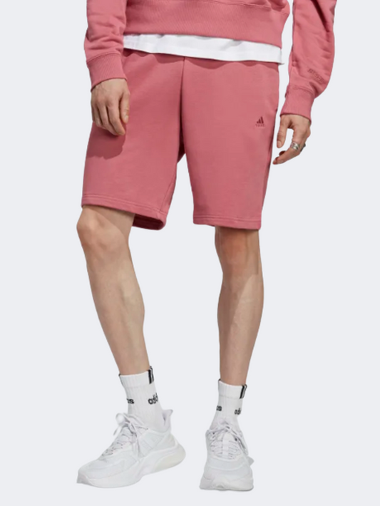 Adidas All Szn French Terry Men Sportswear Short Pink Strata