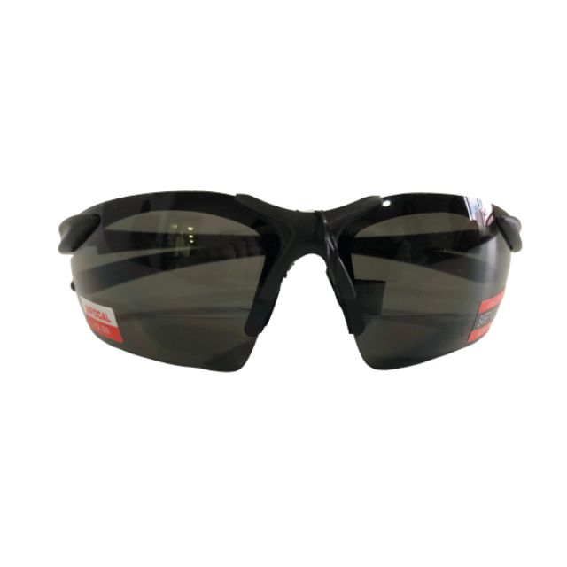 Global Vision Apex 2.0 Sm Apex+2.00 Smoke Bifocal Lenses(Safety) Unisex Lifestyle Sunglasses Black