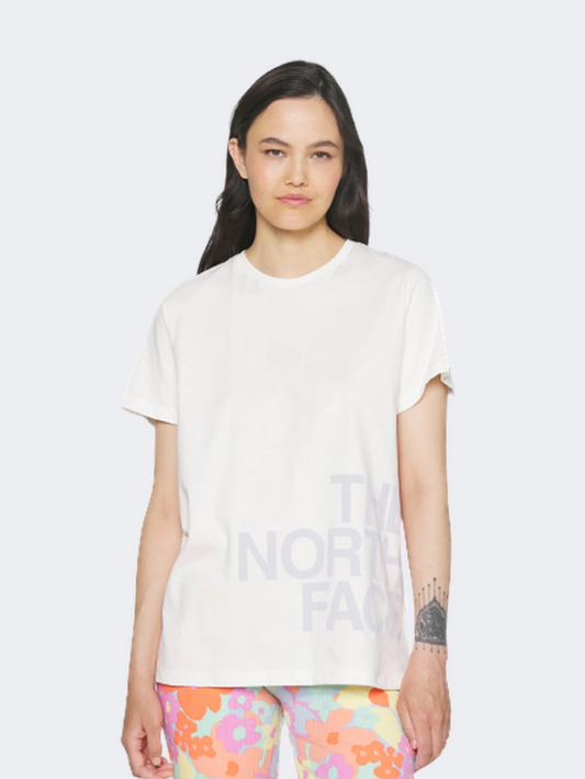 The North Face Blown Up Logo Women Lifestyle T-Shirt Gardenia White/Dusty