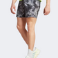 Adidas Own The Run Aop Men Running Short White/Black/Grey