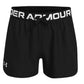 Under Armour Play Up  Girls Training Short Black/Silver