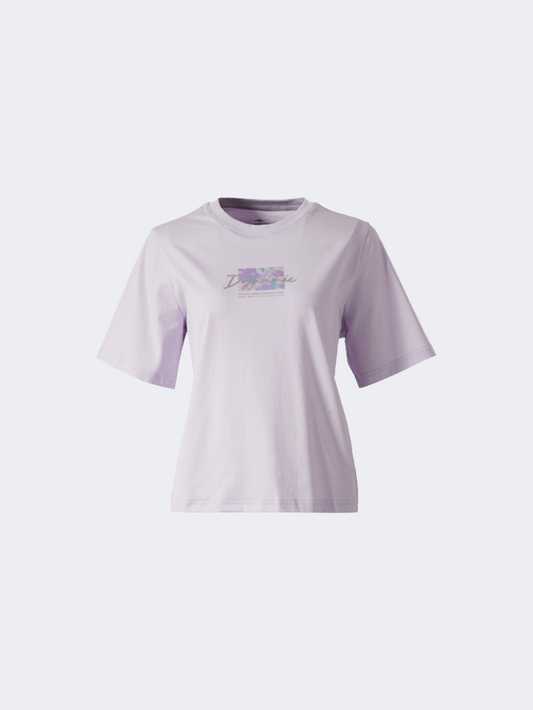 Erke Crew Neck Women Lifestyle T-Shirt Light Purple
