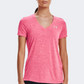 Under Armour Tech Twist  Women Training T-Shirt Pink