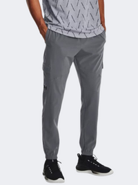 بنطال تدريب رجالي Under Armour Stretch رمادي بيتش/أسود