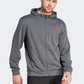 Adidas Essentials Full-Zip  Men Training Hoody Grey Five