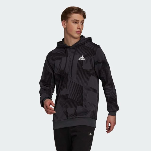 Adidas Sportswear Graphic Men Lifestyle Sweatshirt Multicolor / Carbon