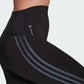 Adidas Run Icons 3-Stripes 7/8 Women Running Tight Black
