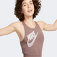 Nike Sportswear Cropped Dance Women Lifestyle Tank Plum Eclipse