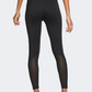 Nike One High-Waisted 7/8 Women Training Tight Black/White