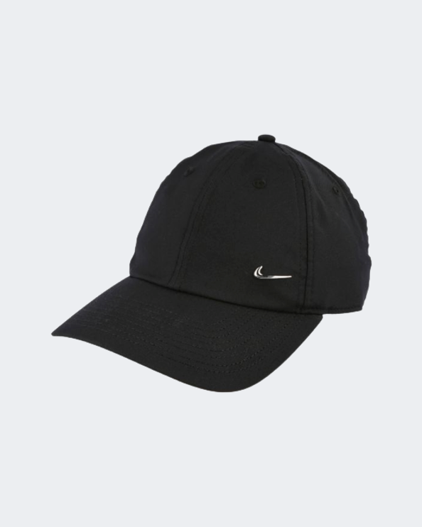 Nike Sportswear H86 Metal Swoosh Unisex Lifestyle Cap Black/ Silver