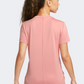 Nike One Women Training T-Shirt Nebula Red/White