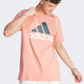 Adidas Essentials Big Logo Men Sportswear T-Shirt Wonder Clay