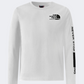 The North Face Teen Graphic Kids Lifestyle Long Sleeve White/Black