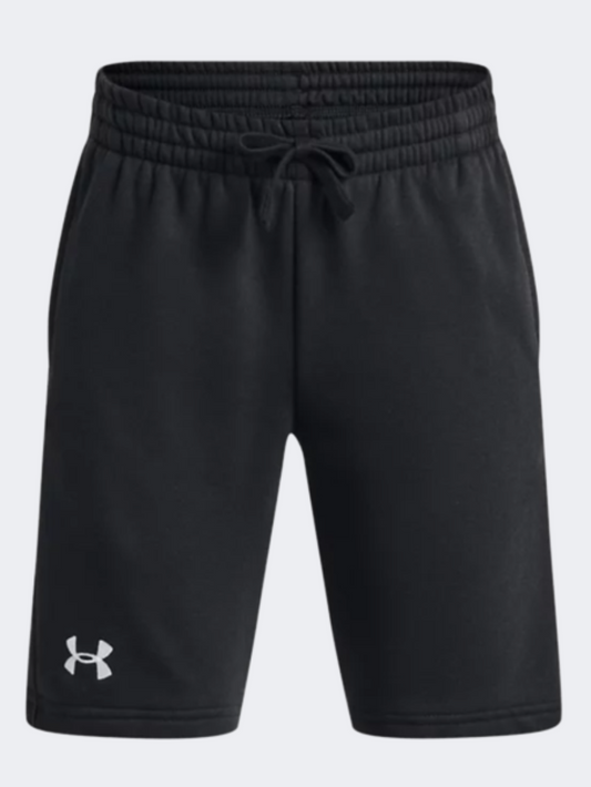 Under Armour Rival Fleece Boys Training Short Black/White