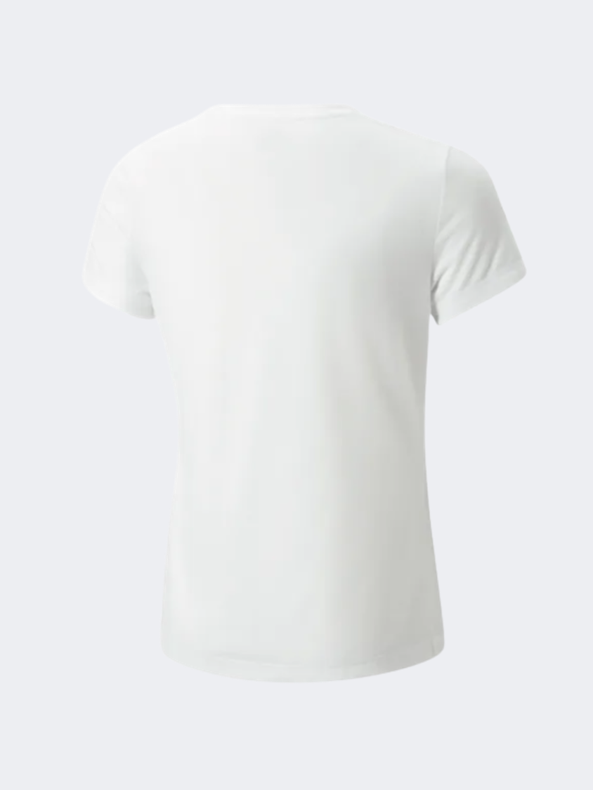 Puma  Nova Shine Girls Lifestyle T-Shirt White