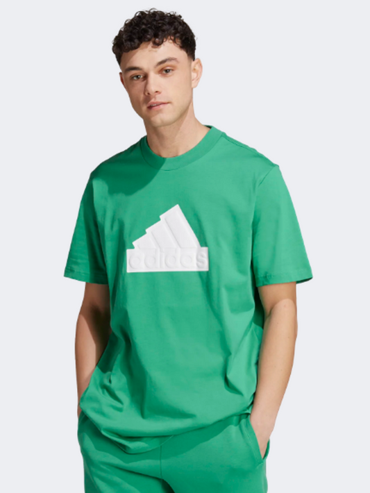 Adidas Future Icons Badge Of Sport Men Sportswear T-Shirt Green