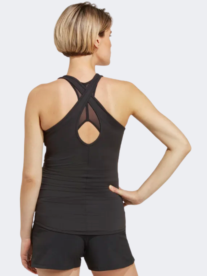 Adidas Aeroready Train Essentials Slim-Fit Women Training Tank Black/White