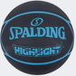 Spalding Highlight Basketball Ball Black/Blue