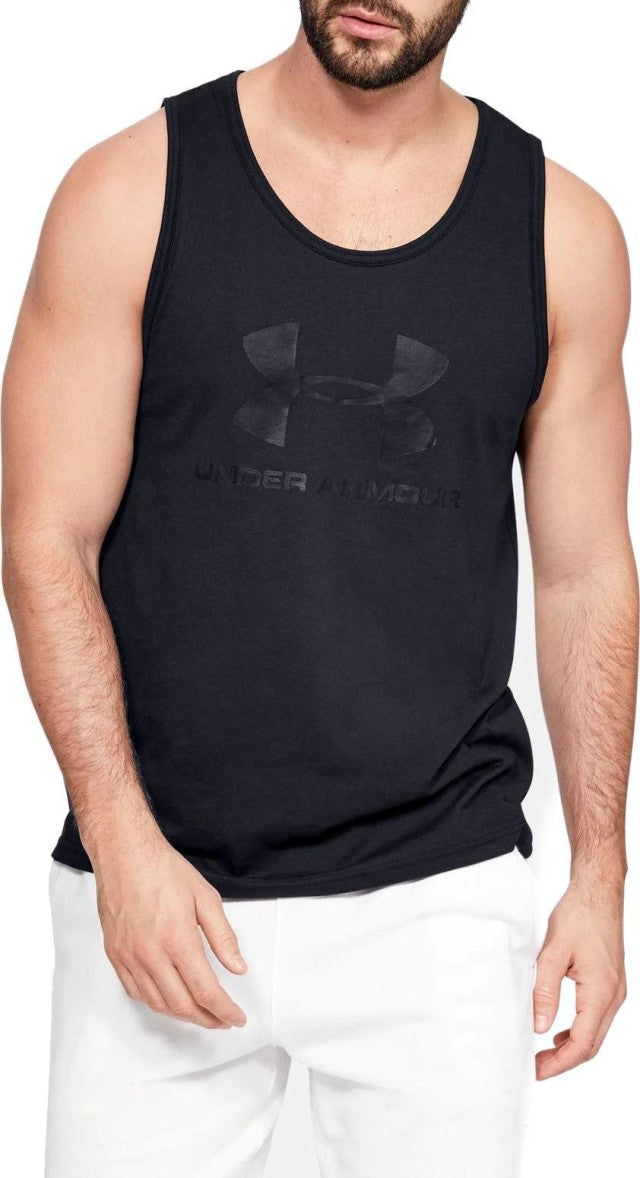 Under Armour Sportstyle Logo  Men Training Sleeveless Black