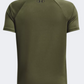Under Armour Tech Big Logo Boys Training T-Shirt Marine Green/Black