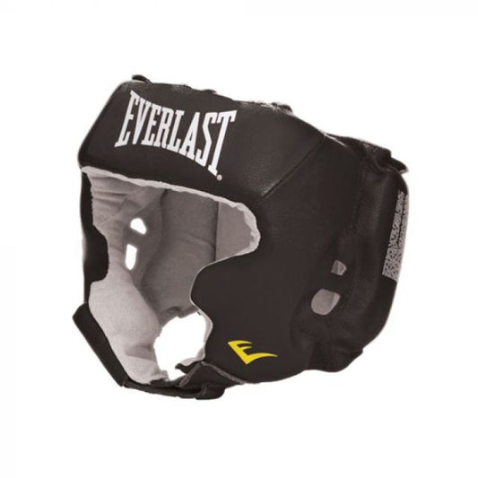 Everlast Headgear Casque Boxing Protection Black