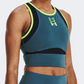 Under Armour Run Anywhere Women Running Tank Blue/ Lime