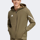 Adidas Designed 4 Gameday Men Sportswear Hoody Olive Strata