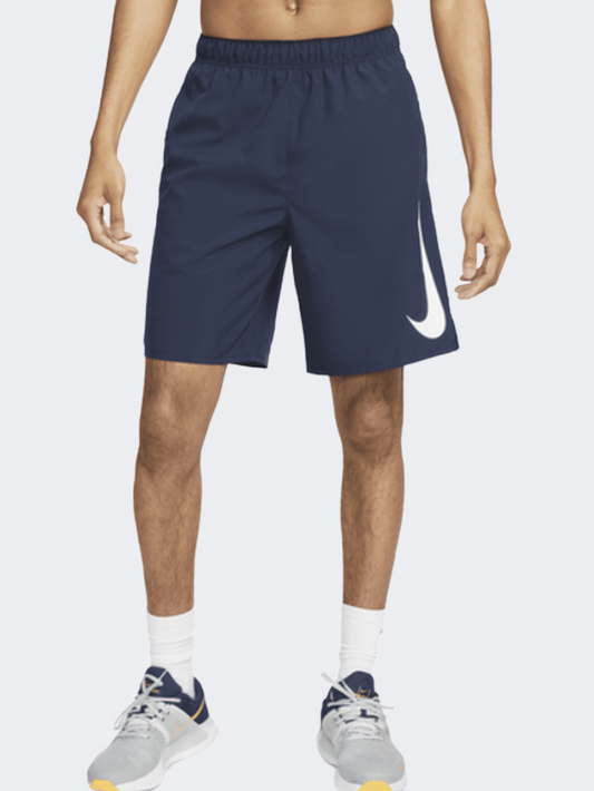 Nike Challenger 9Ul Men Running Short Obsidian Black/White