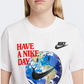 Nike Sportswear Boys Lifestyle T-Shirt White Do1809-100