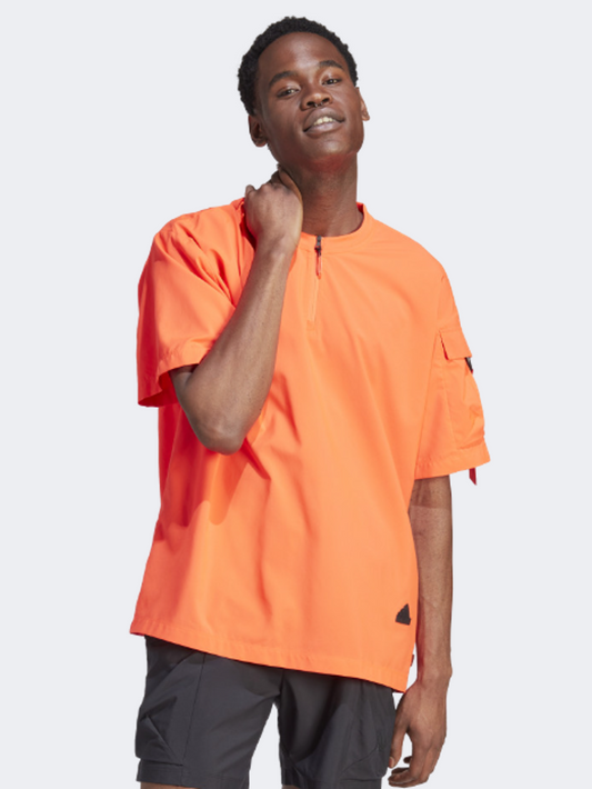 Adidas Ce Q2 Men Sportswear T-Shirt Orange